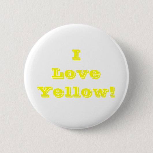 Button I Liebe gelb (Vorderseite)