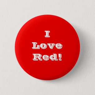 Button I Liebe Red