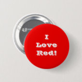 Button I Liebe Red (Vorne & Hinten)