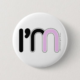 Button, ich bin in (pink) button