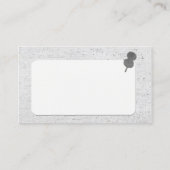 Button ich herauf Hochschulstudenten-Uni Visitenkarte (Rückseite)