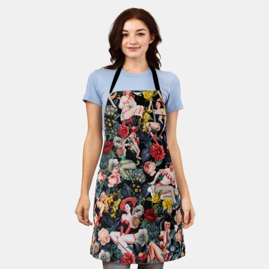 BUTTON III SCHÜRZE (Getragen)