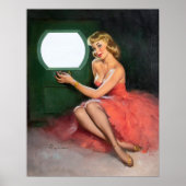 Button im Fernsehen Poster (Vorne)