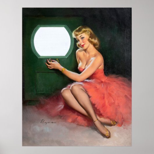 Button im Fernsehen Poster (Vorne)