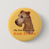 Button "Irish Terrier" (Vorderseite)