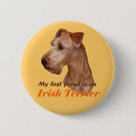 Button "Irish Terrier" (Vorderseite)