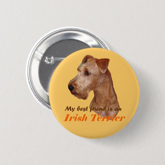 Button "Irish Terrier" (Vorne & Hinten)