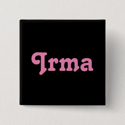Button Irma (Vorderseite)