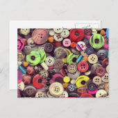 Button Jar Autopsy Postcard Postkarte (Vorne/Hinten)