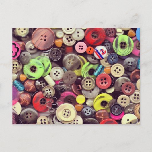 Button Jar Autopsy Postcard Postkarte (Vorderseite)