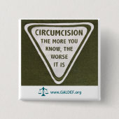 Button - Je mehr Sie wissen (Vorderseite)