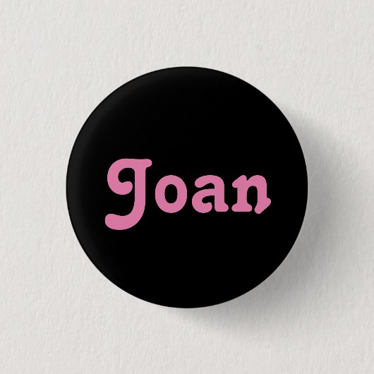 Button Joan (Vorderseite)