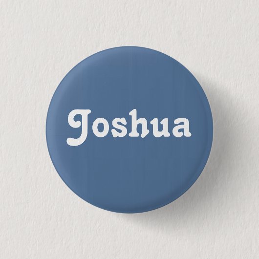 Button Joshua (Vorderseite)