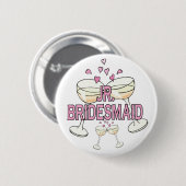 Button: Jr. Bridesmaid Button (Vorne & Hinten)