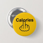 Button-Kalorien Gedreht Button (Vorne & Hinten)