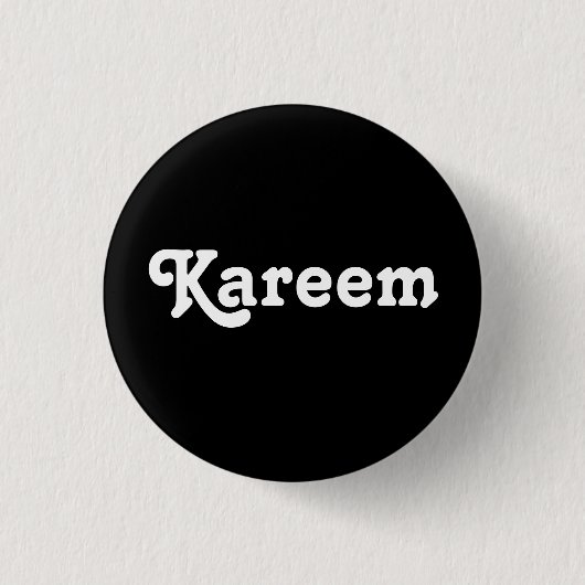 Button Kareem (Vorderseite)