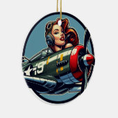 Button Keramik Ornament (Rechts)