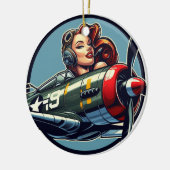 Button Keramik Ornament (Links)