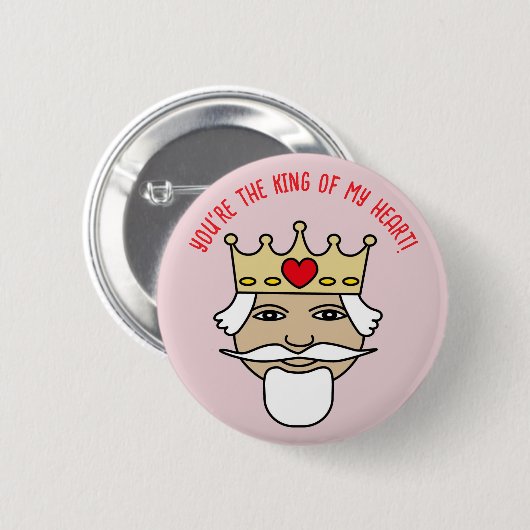 Button king of my heart (Vorne & Hinten)