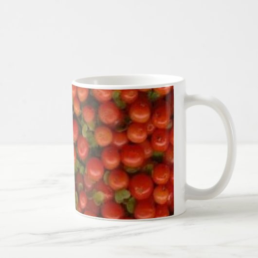 Button-Kissen/kleine Tomate Kaffeetasse (Rechts)