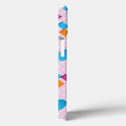 Button-Kissen und Thread-Nähen iPhone-Fall Case-Mate iPhone Hülle (Rückseite / Rechts)