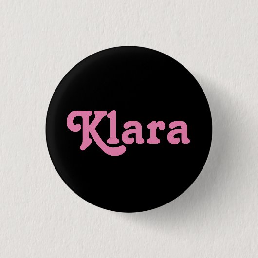 Button Klara (Vorderseite)