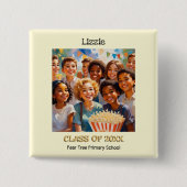 Button-Klasse für den Elementarschulhintergrund Button (Vorderseite)