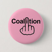 Button-Koalition Gedreht Button (Vorderseite)