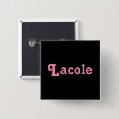 Button Lacole (Vorne & Hinten)