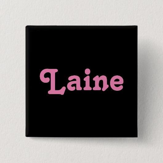 Button Laine (Vorderseite)