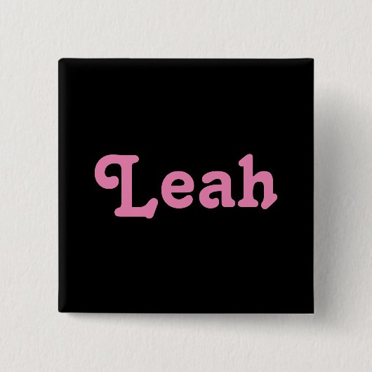 Button Leah (Vorderseite)