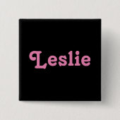Button Leslie (Vorderseite)
