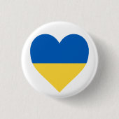 BUTTON "LIEBE UKRAINE" (Vorderseite)