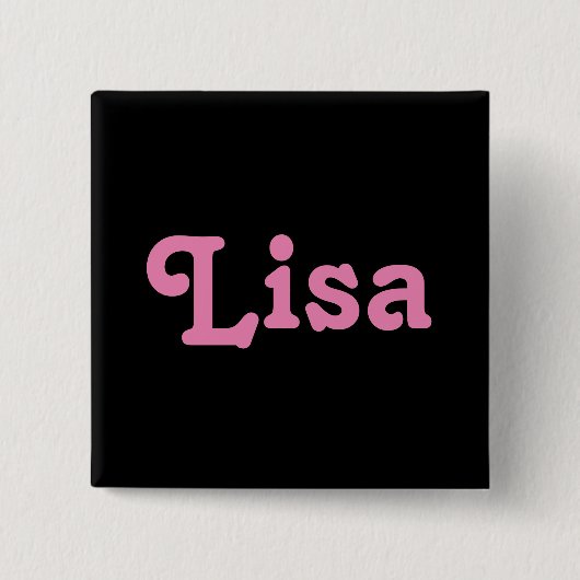 Button Lisa (Vorderseite)