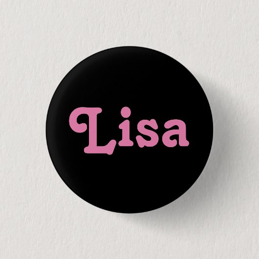 Button Lisa (Vorderseite)