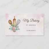 Button-Logo für Bäckereirollen Visitenkarte (Vorderseite)