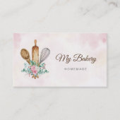 Button-Logo für Bäckereirollen Visitenkarte (Vorderseite)