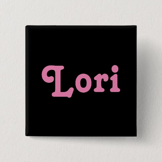 Button Lori (Vorderseite)