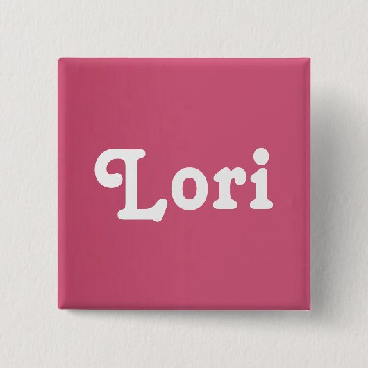 Button Lori (Vorderseite)