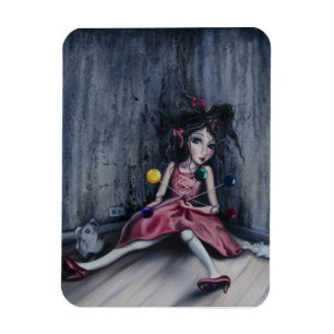 "Button Magnet des Kissens Doll2"