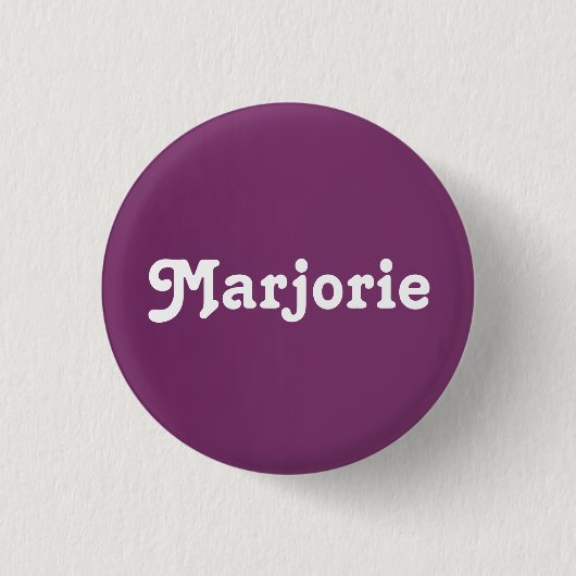 Button Marjorie (Vorderseite)