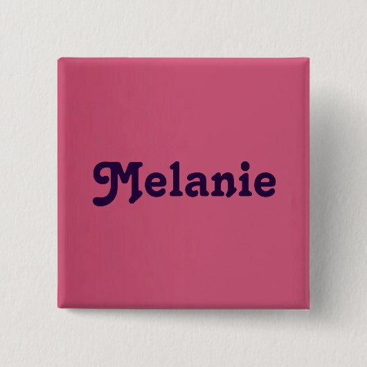 Button Melanie (Vorderseite)