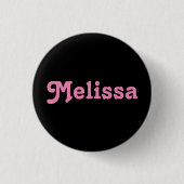 Button Melissa (Vorderseite)