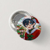 Button Mi personaje navidad (Vorne & Hinten)