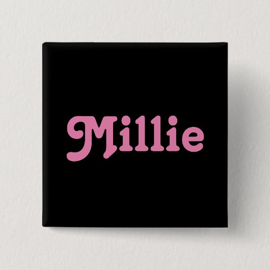 Button Millie (Vorderseite)