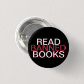 BUTTON "Mini READ BANNED BUCHS" (Vorne & Hinten)