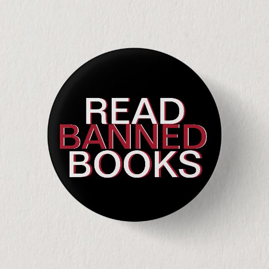 BUTTON "Mini READ BANNED BUCHS" (Vorderseite)
