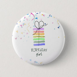 Button mit Cake und Confetti