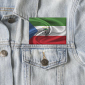 Button mit der Flagge von Äquatorialguinea (Insitu)