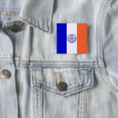 Button mit der Flagge von New York City (Beispiel)